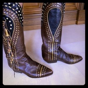 El Vaquero Western Boots Made in Italy size 9.5